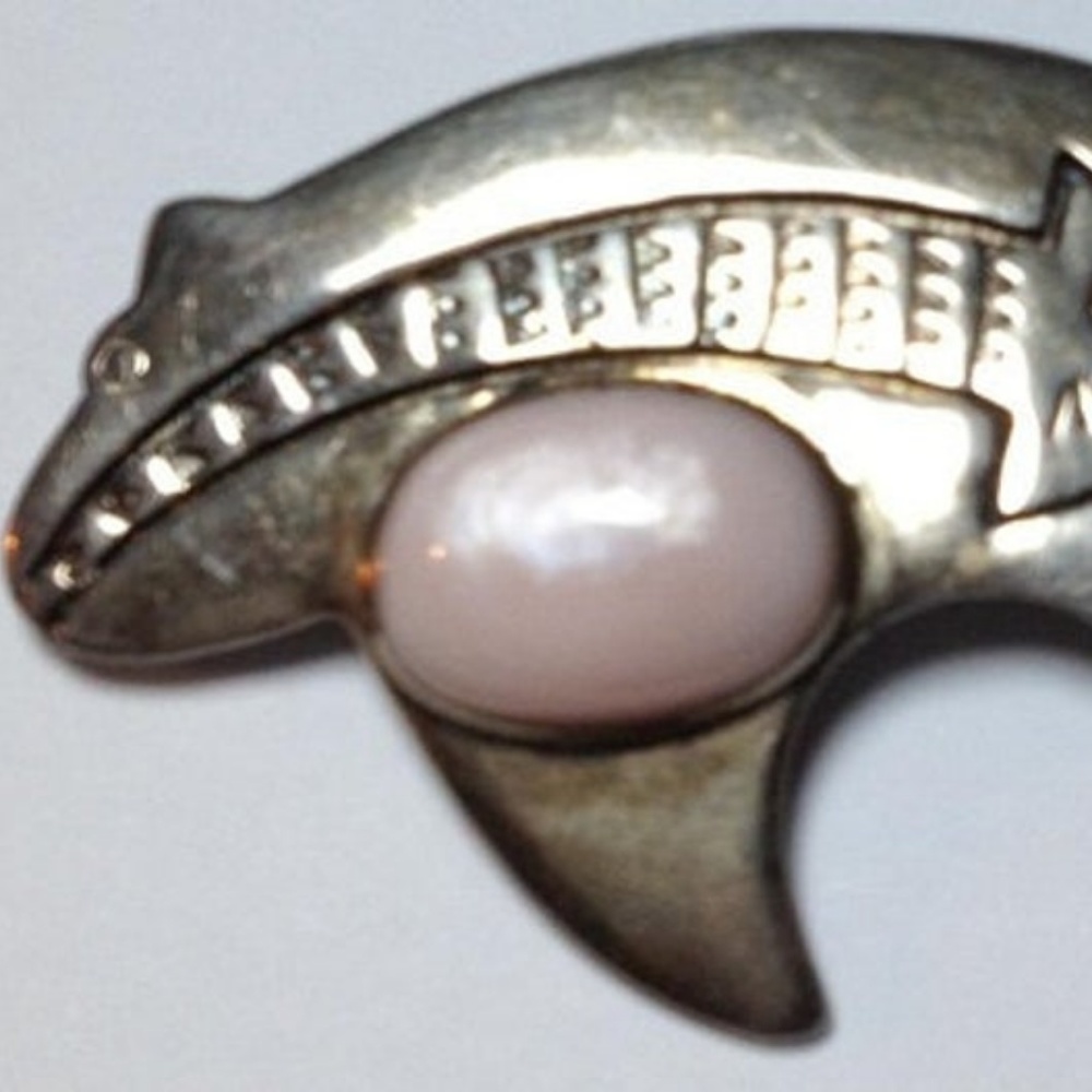 Pink Opal Danish Sterling 830 Silver 3.11ct Stone